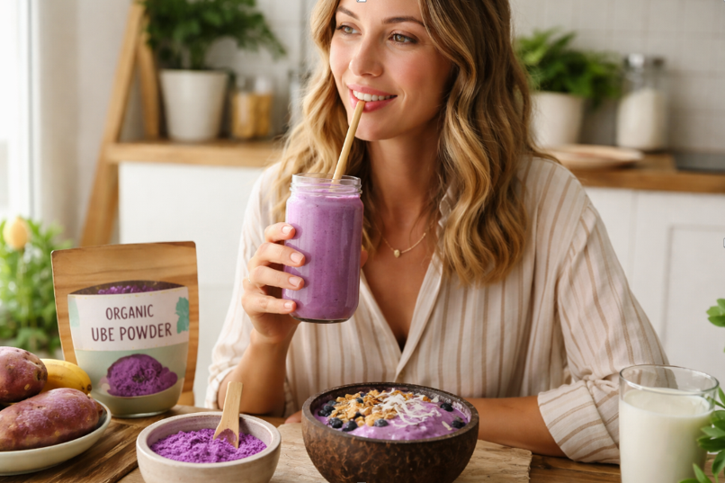 What are the health effects of ube?